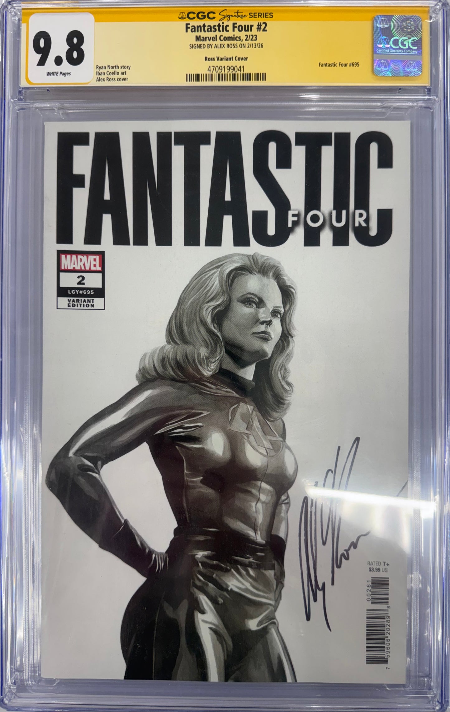 Fantastic Four #2 Ross Signature