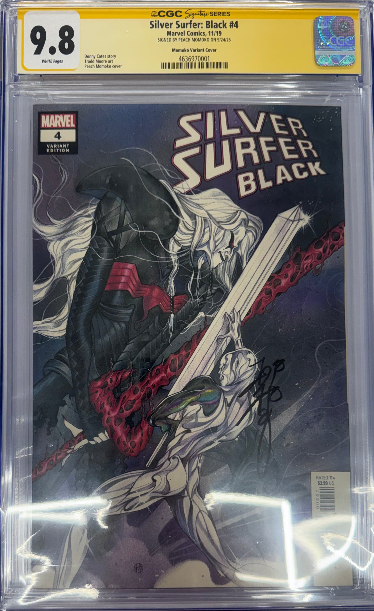 Silver Surfer: Black #4 Momoko Signature & Variant