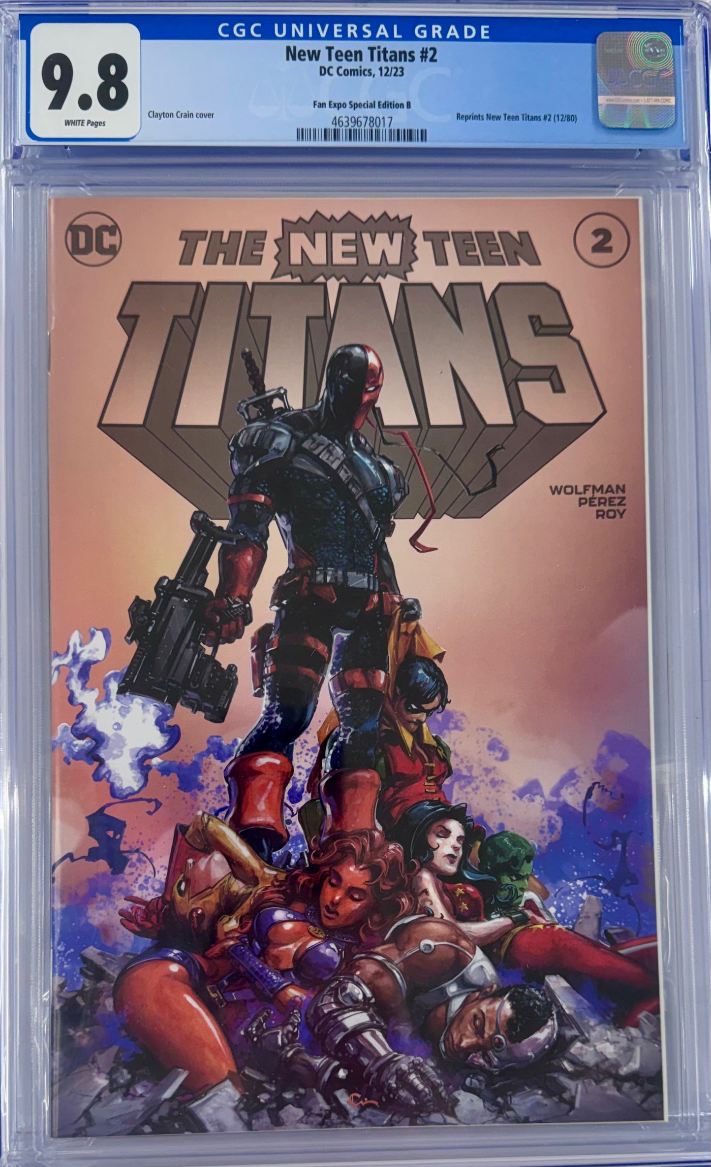 New Teen Titans #2 Fan Expo Crain Variant