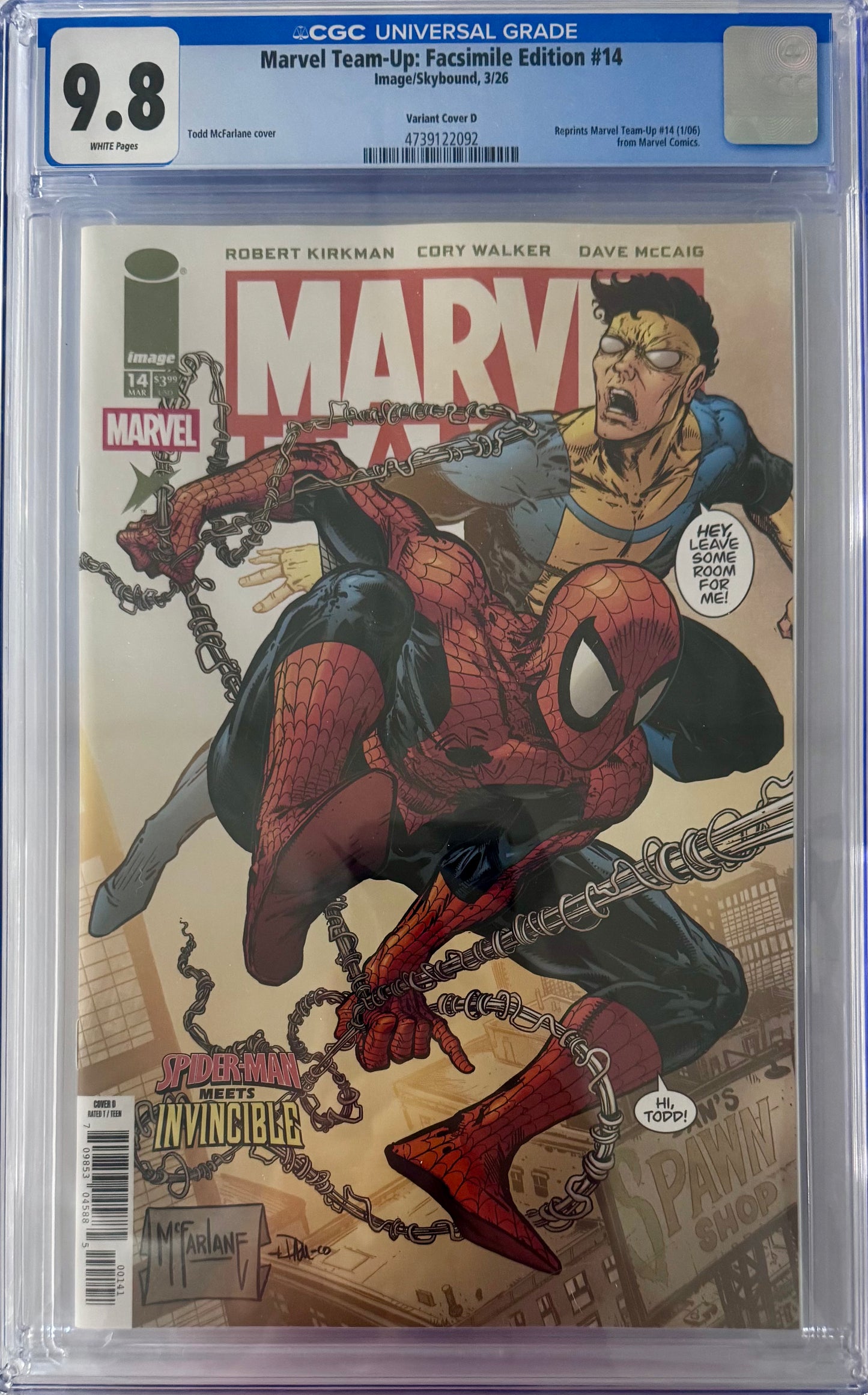 Marvel Team Up: Facsimile Edition #14 McFarlane Variant