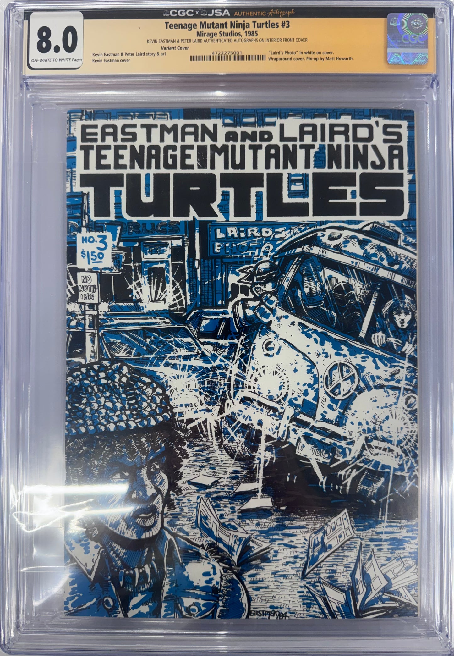 Teenage Mutant Ninja Turtles #3 Signed Error Variant