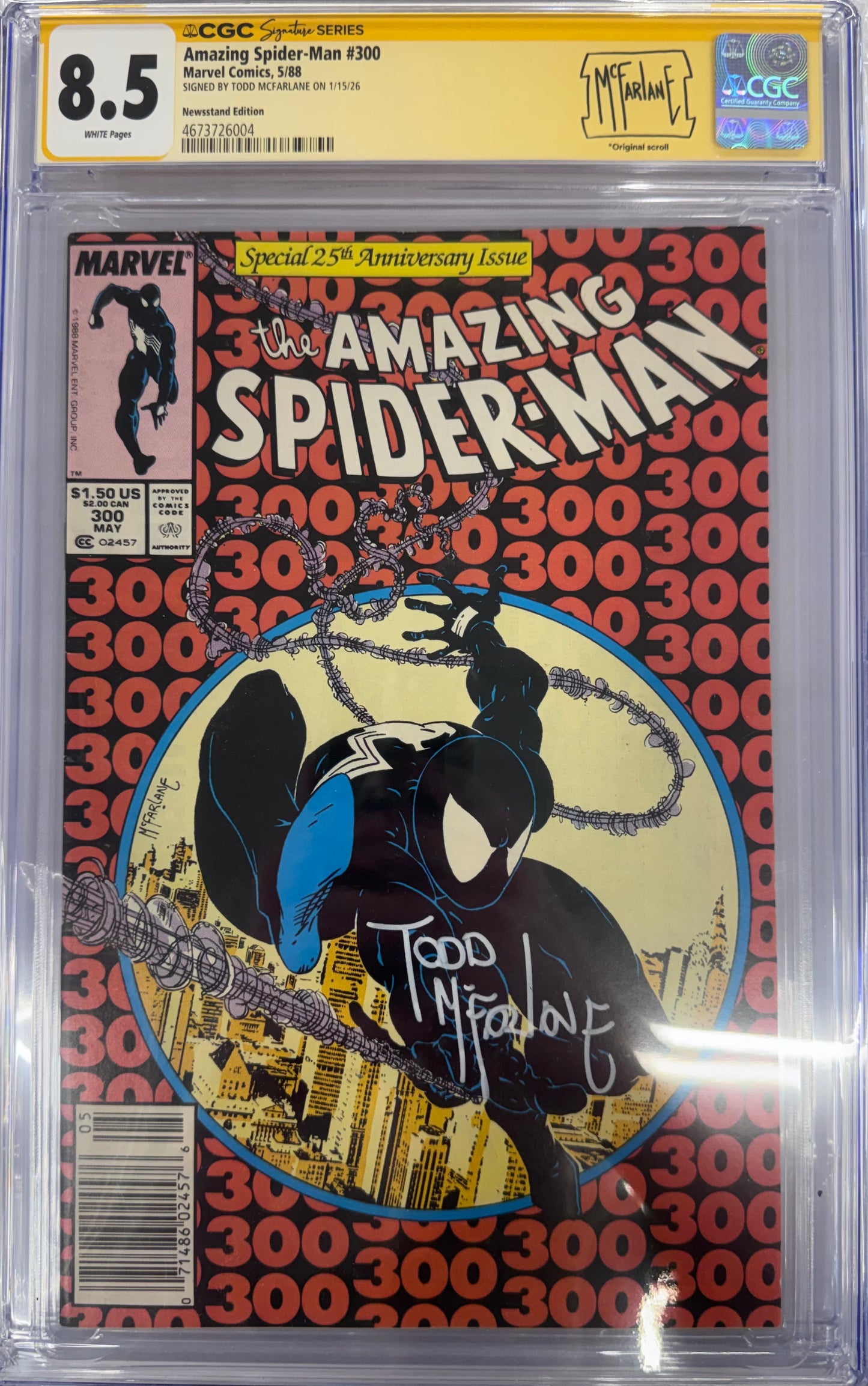 Amazing Spider-Man #300 McFarlane Signature
