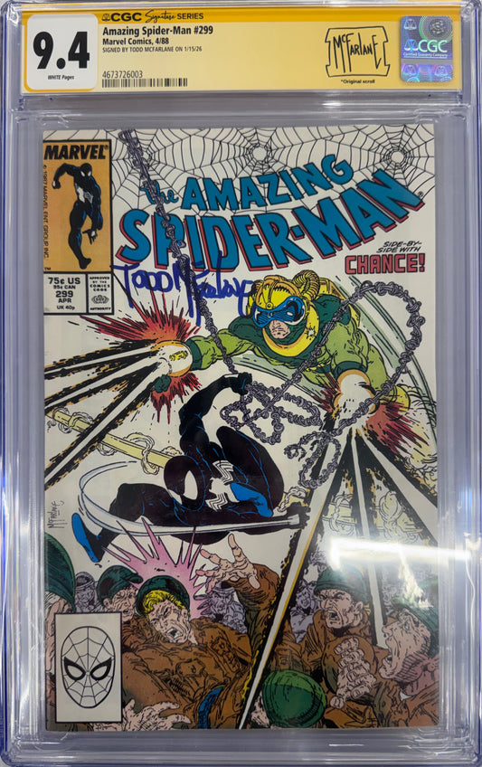 Amazing Spider-Man #299 McFarlane Signature