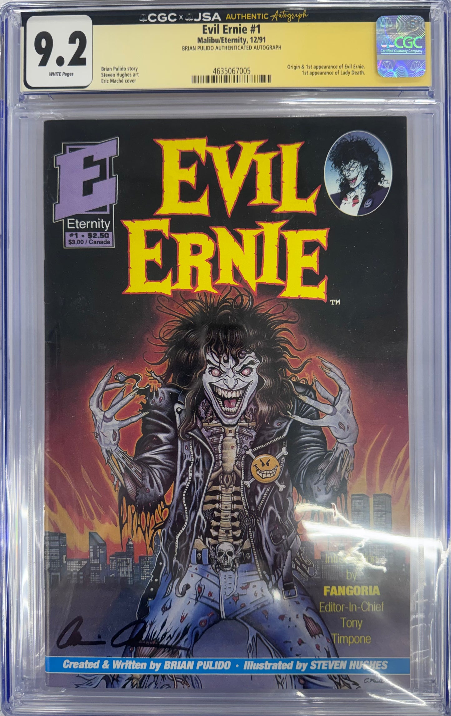 Evil Ernie #1 Pulido Signature
