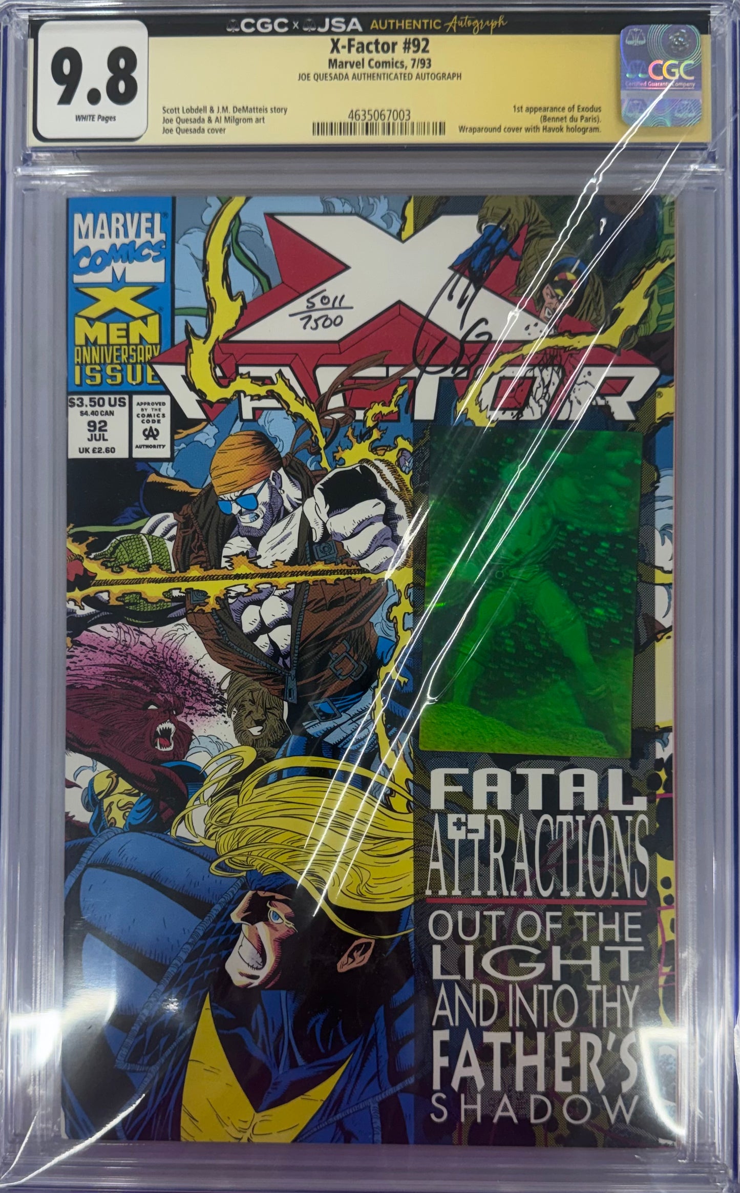 X-Factor #92 Quesada Signature
