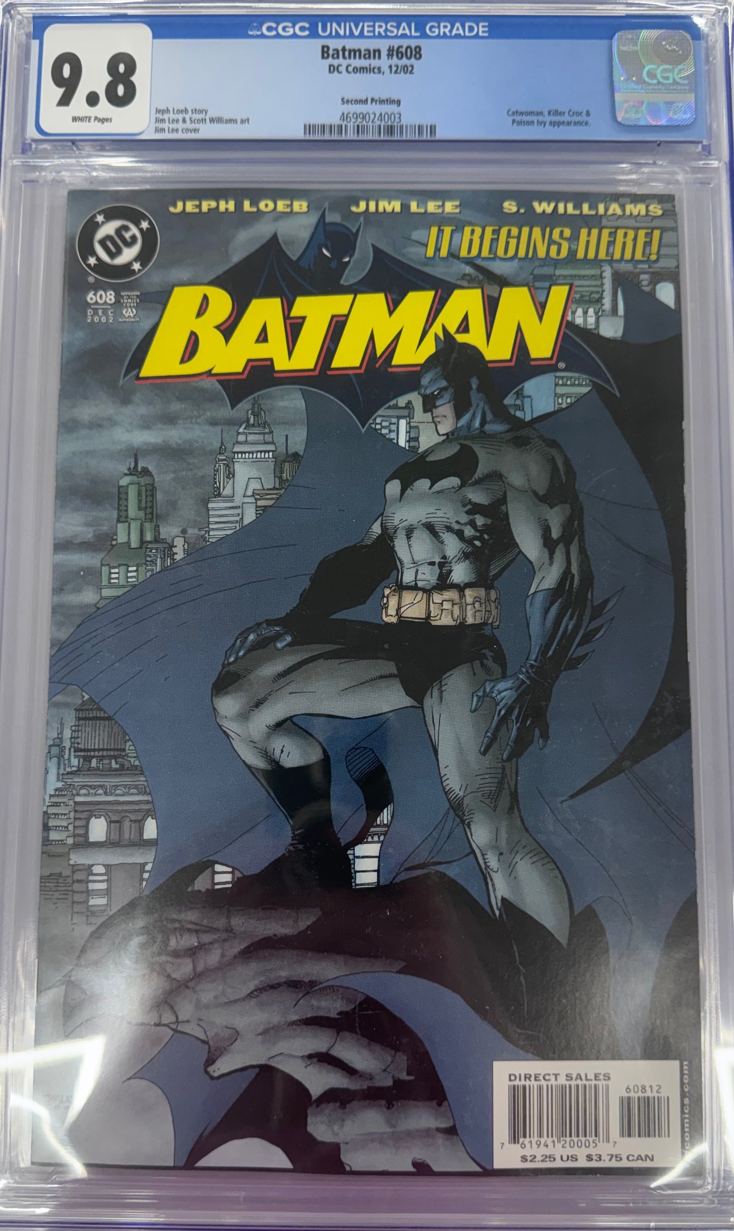 Batman #608 Lee 2nd Print Variant
