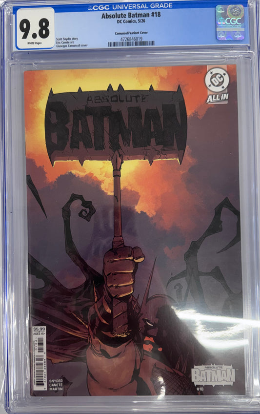Absolute Batman #18 Camuncoli Variant