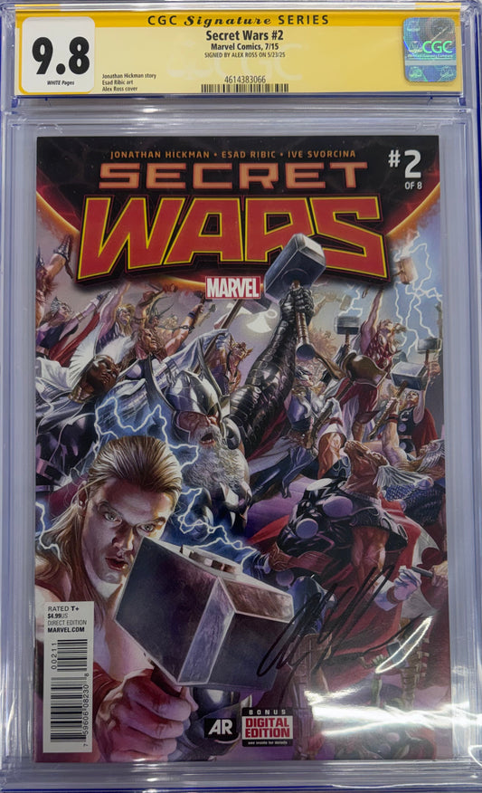 Secret Wars #2 Ross Signature