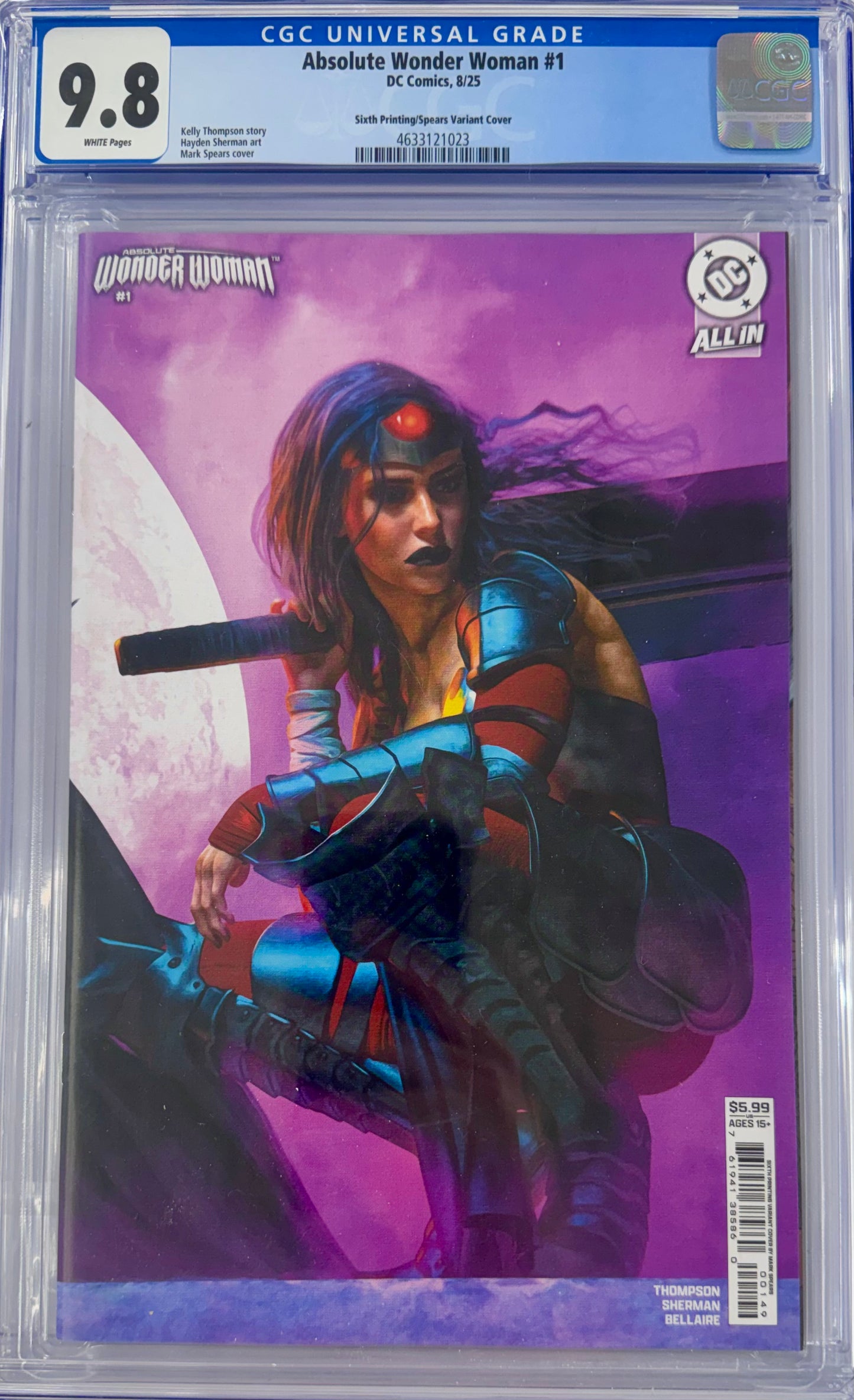 Absolute Wonder Woman #1 Spears Variant
