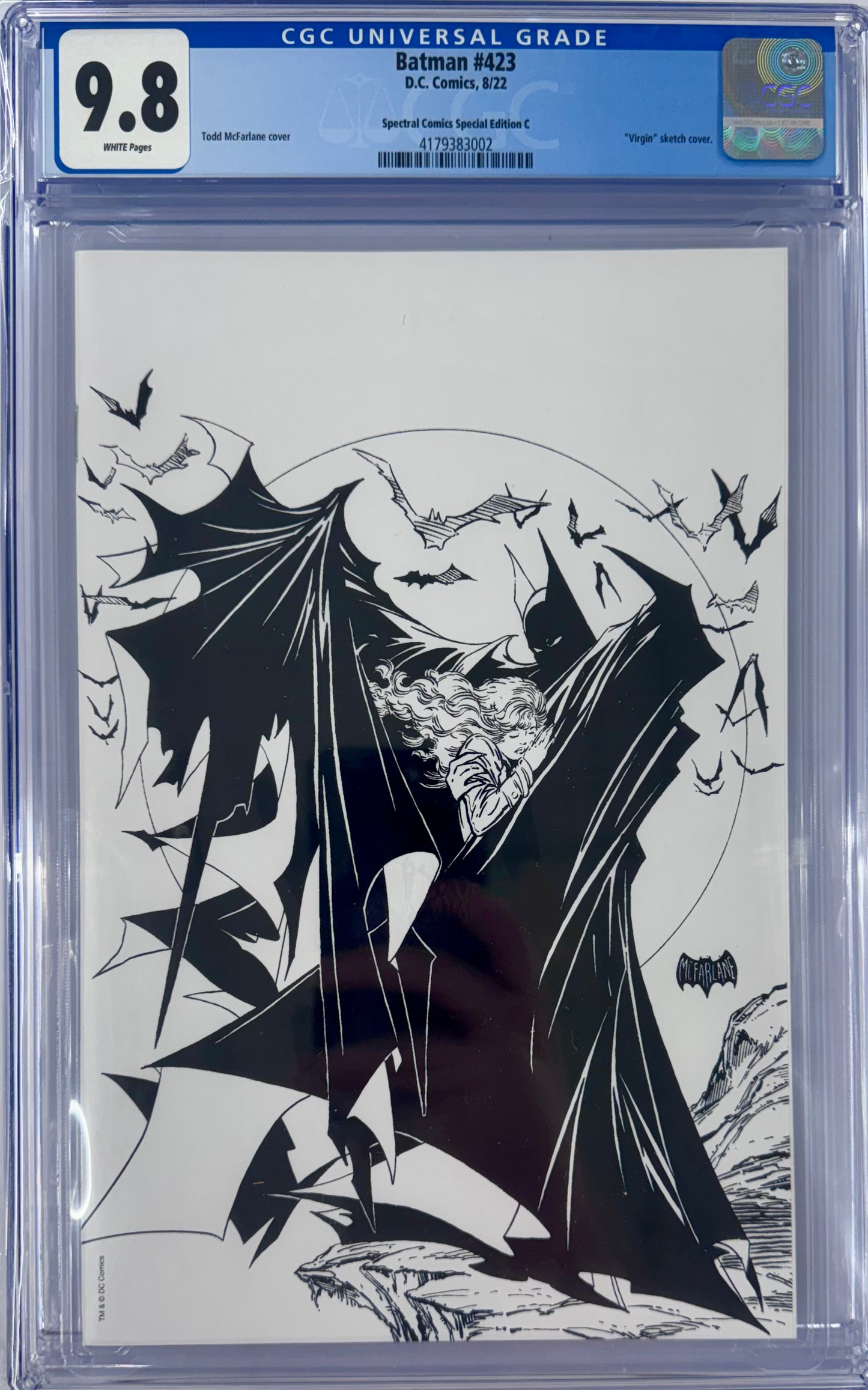 Batman #423 Virgin Sketch Variant