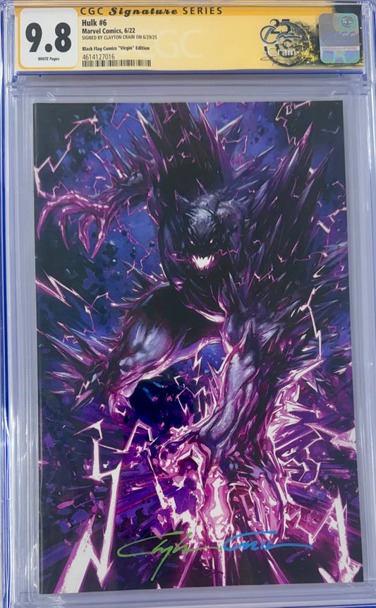 Hulk #6 Exclusive Crain Signed Variant