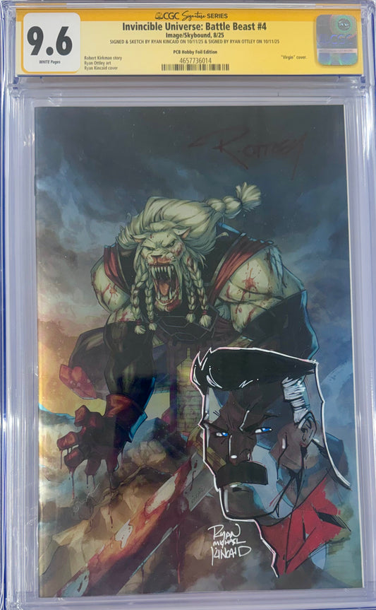 Invincible Universe: Battle Beast #4 Kincaid Sketch & Signature
