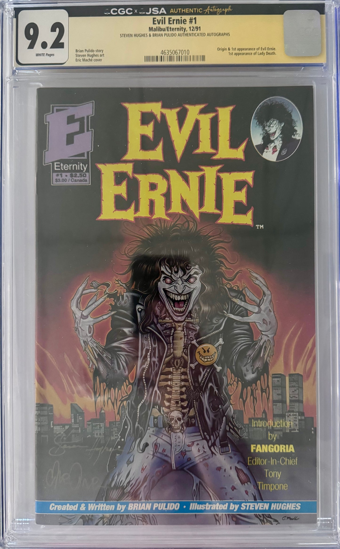The Evil Ernie Volume #1 Complete Signed Set