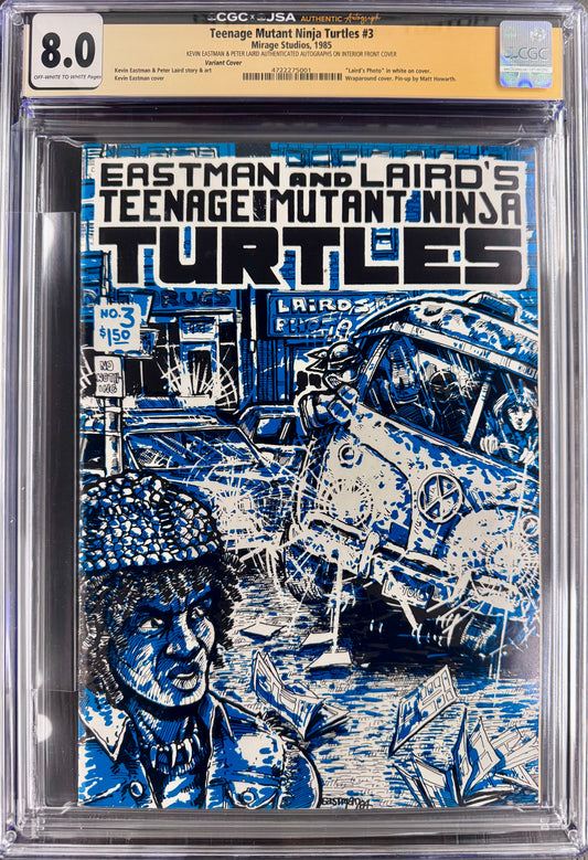Teenage Mutant Ninja Turtles #3 SIGNED ERROR VARIANT